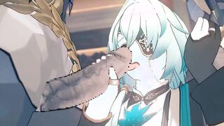 Mob x Anaxa - Honkai Starlet Ride Yaoi