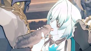 Mob x Anaxa - Honkai Starlet Ride Yaoi