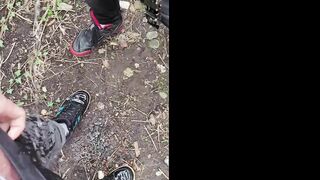 I pee on my gimp outdoor