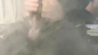 inhaling clouds and masturbating