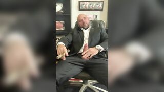 Jason Collins cigar smoking with a uncontrollable rock-hard-on