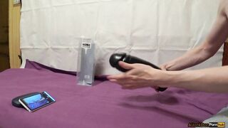 Unpacking and use - Fake penis - Meatpipe of Strung up System