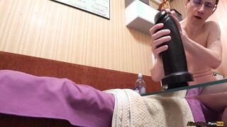 Unpacking and use - Fake penis - Meatpipe of Strung up System