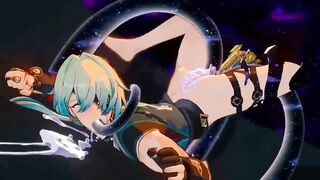 Anaxa Boinked By Monster - Honkai Starlet Ride